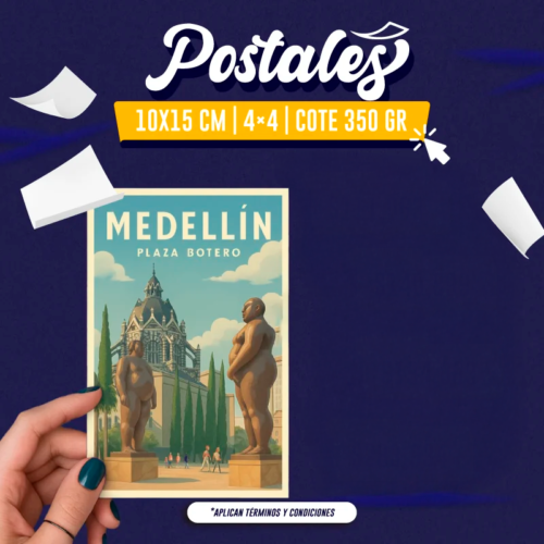 POSTALES 10X15POSTALES | 10X15 CM | 4x4 |  COTE 350 GR